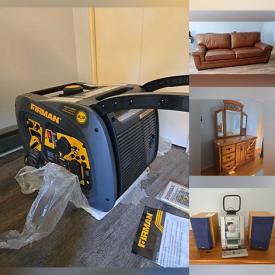 MaxSold Auction: This online auction features vintage samovar, document safe, computer desk, stoneware jugs, oil lamps, farmhouse dining table & chairs, small kitchen appliances, mini fridge, generator, collector plates, fitness gear, steins, chest freezer, dehumidifier, pressure washer, grow tent, fishing & camping gear, printer, games, garden tools, power & hand tools, dryer, pet products, kitchen island, and more!